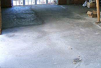 Figure 4 empty cement  floor