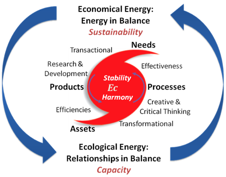 Figure 1:  The Energy Balances of Eco-Leadership