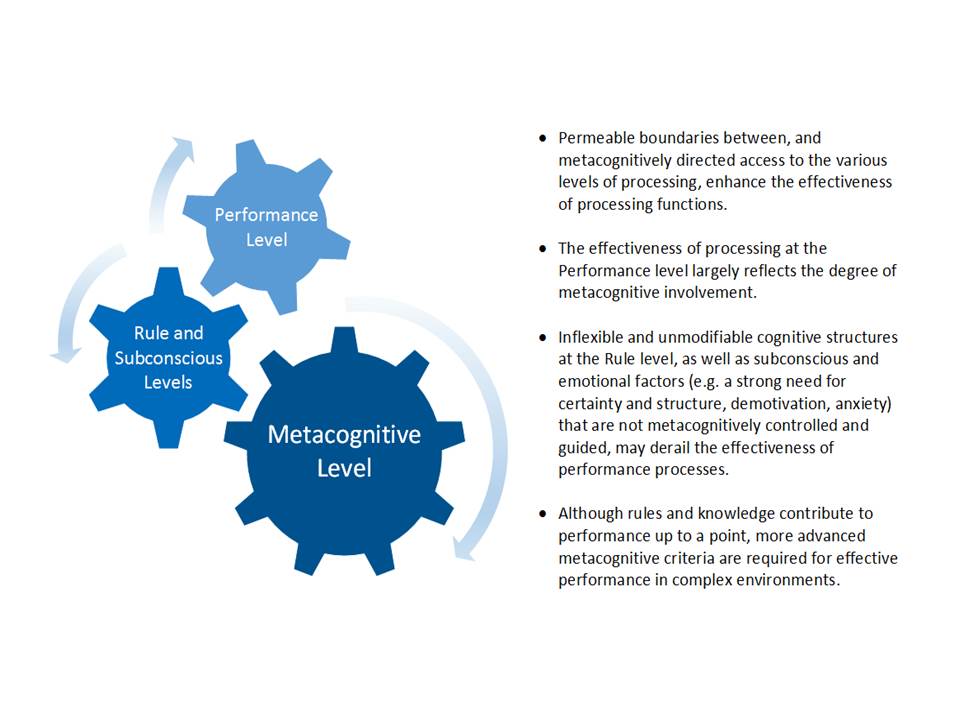 Figure 3: Complex environments (unstructured, vague, ambiguous, unfamiliar environments, cognitively challenging problem solving and contextualisation).